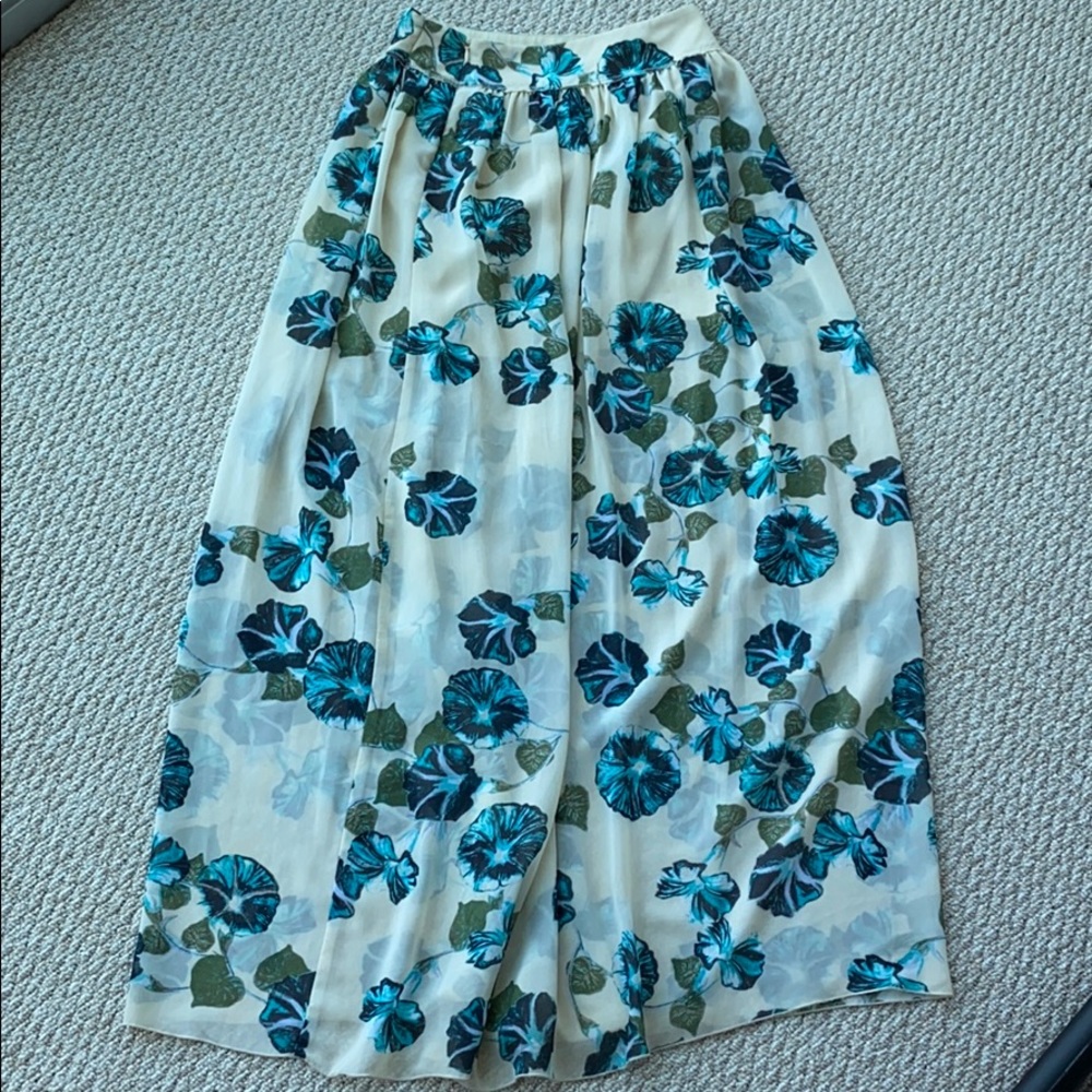 ALBERTA FERRETTI. Maxi skirt with skirt underneath